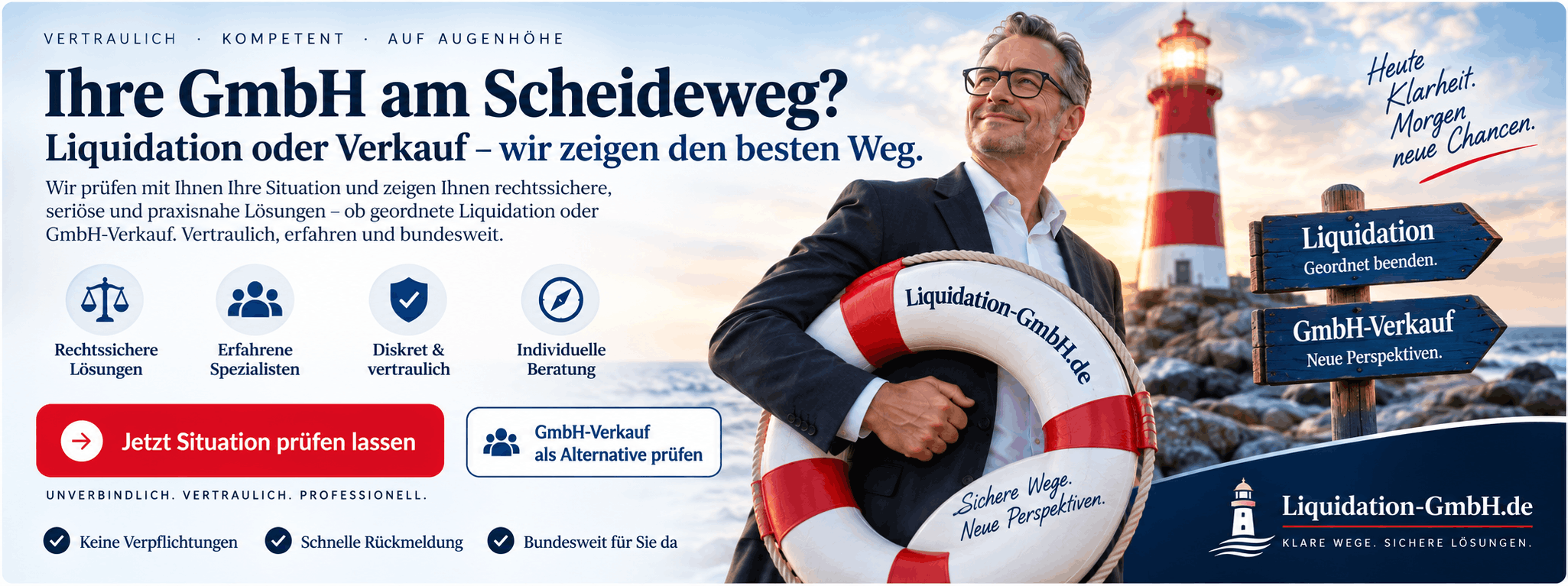 Liquidation GmbH oder Verkauf Infografik Liquidation GmbH oder Verkauf Infografik